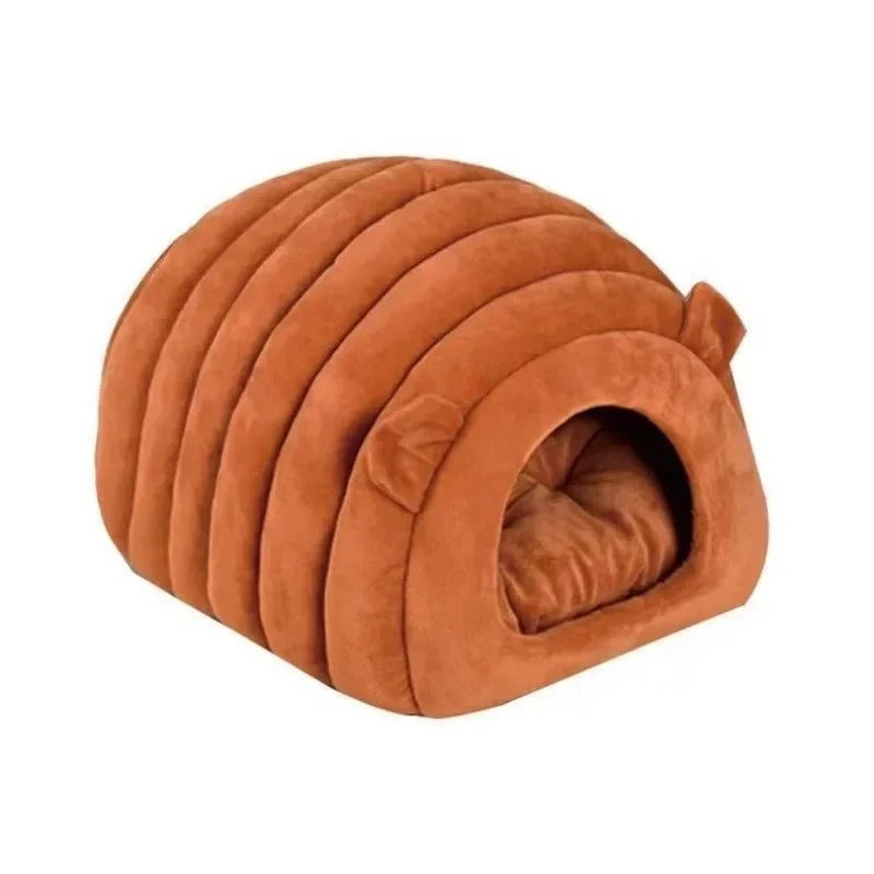 Cozy Covered Cat Bed