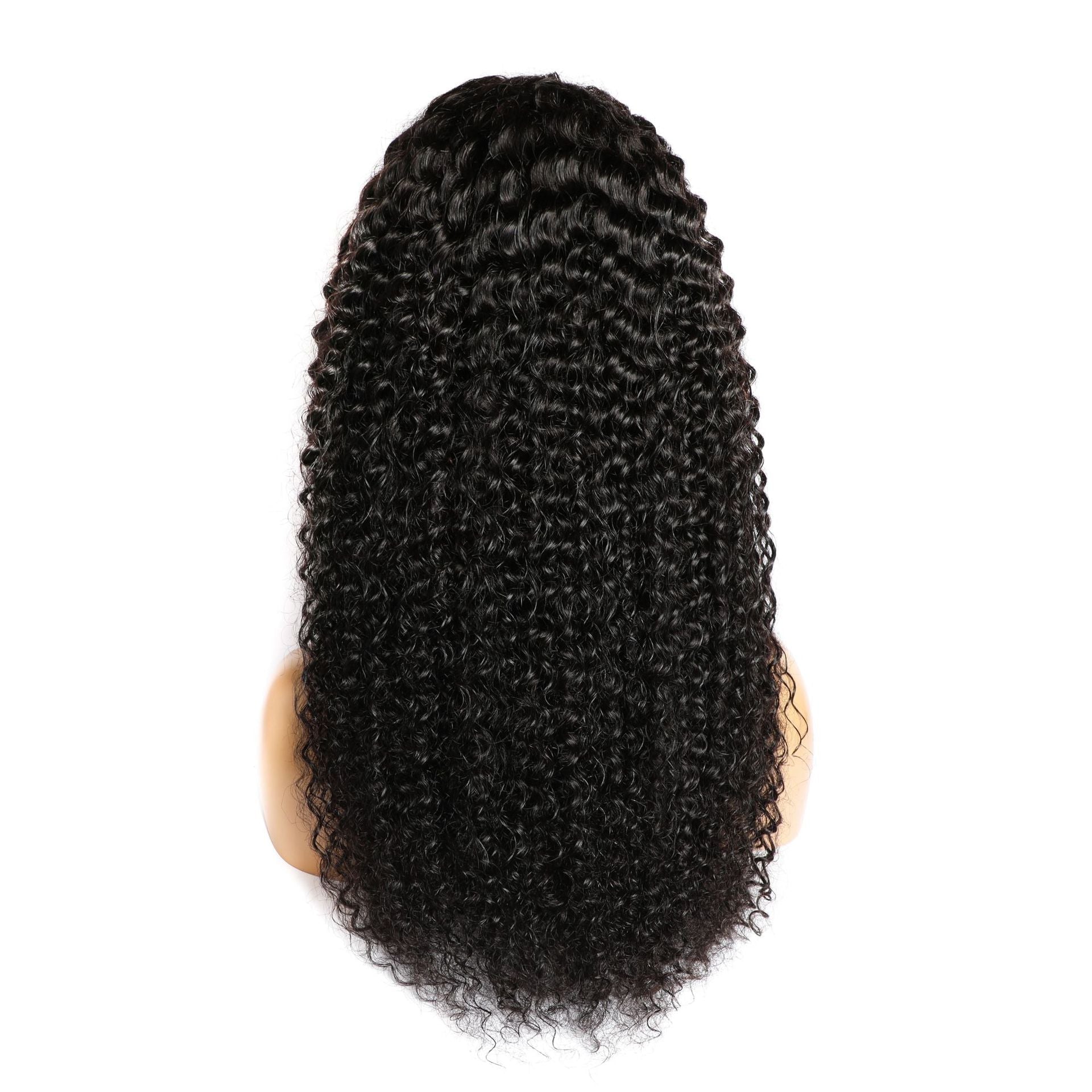 Curly Human Hair Lace Front Wig