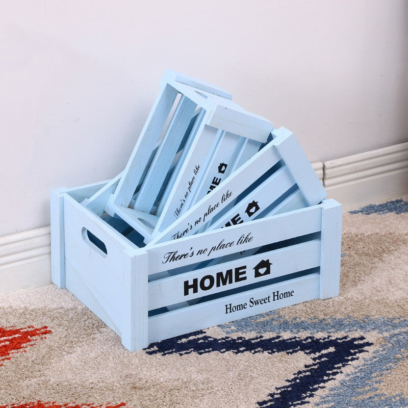 Vintage Wooden Storage Boxes