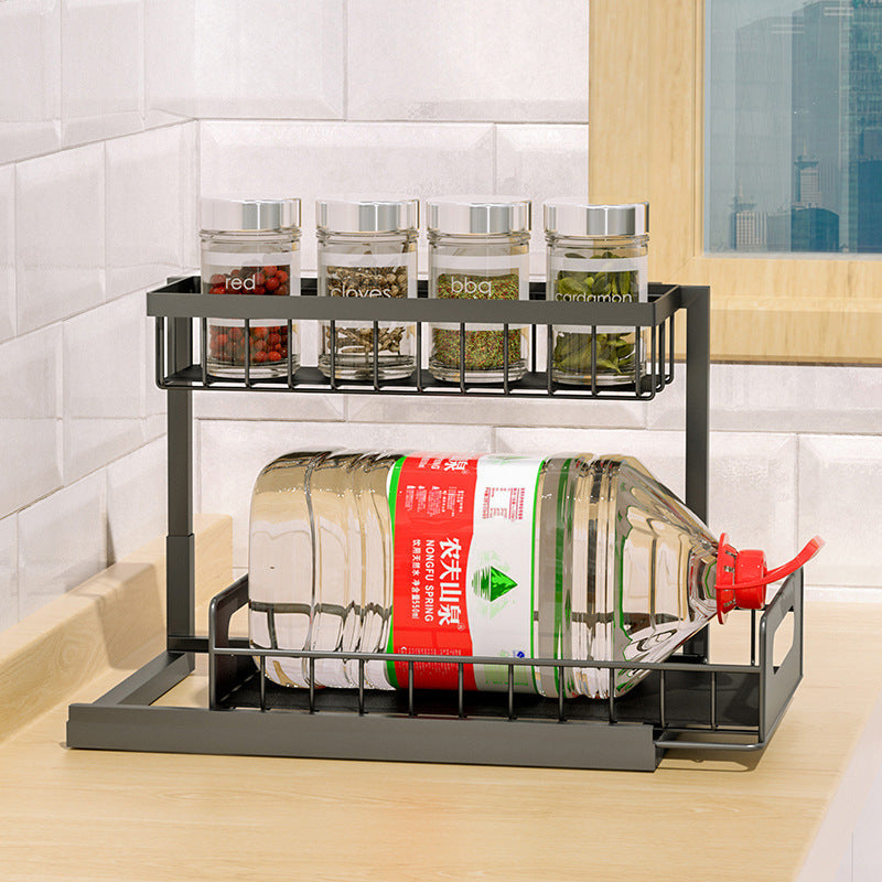 Pull-Out Under-Sink Spice Rack