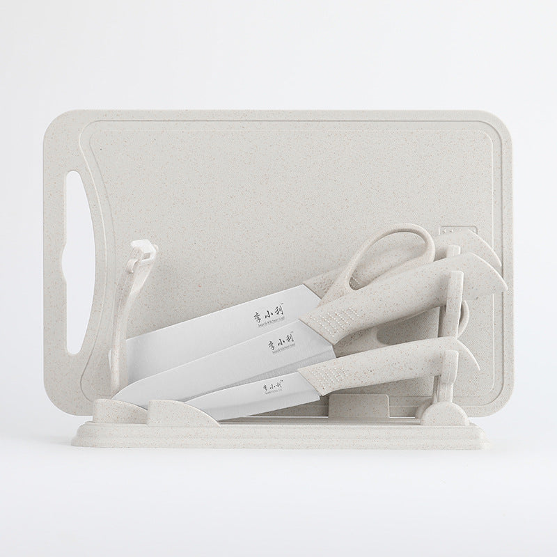 Stainless Steel Kitchen Knife Set with Covers