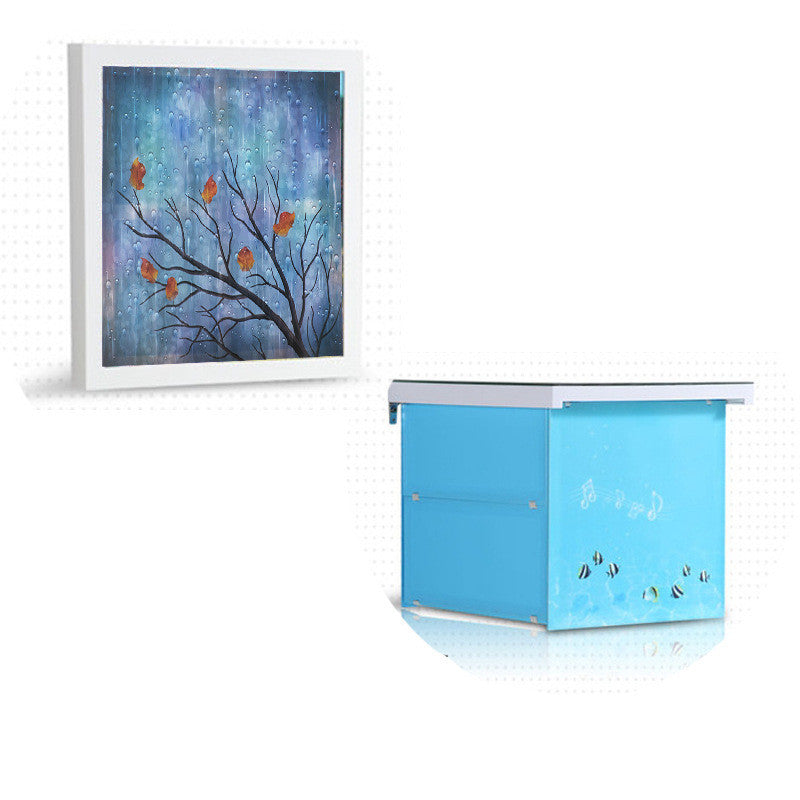 Wall-Mounted Mural Storage Cabinet