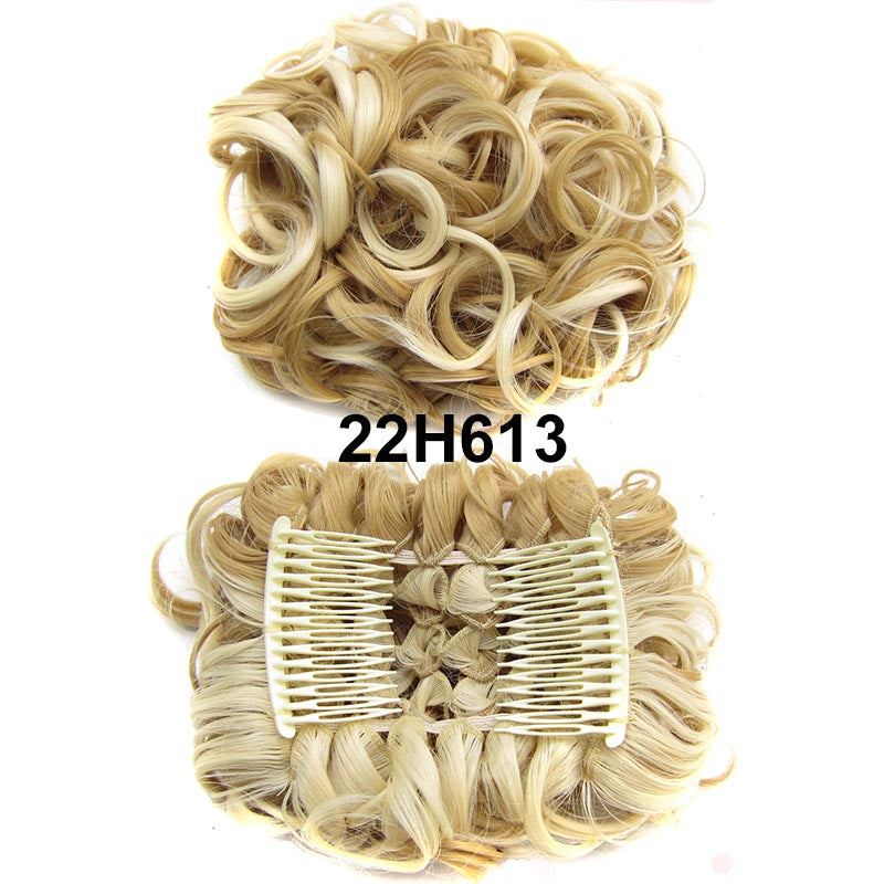Messy Bun Hairpiece with Clips