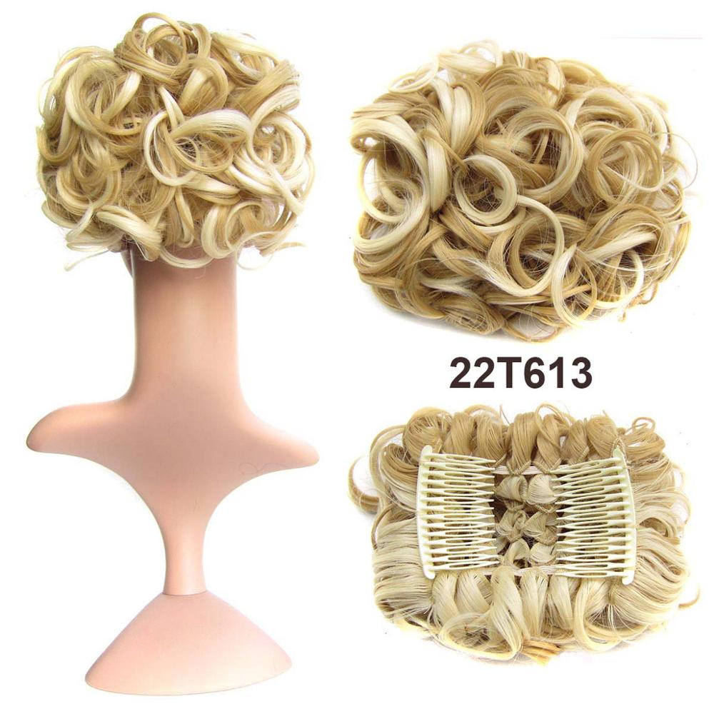 Messy Bun Hairpiece with Clips