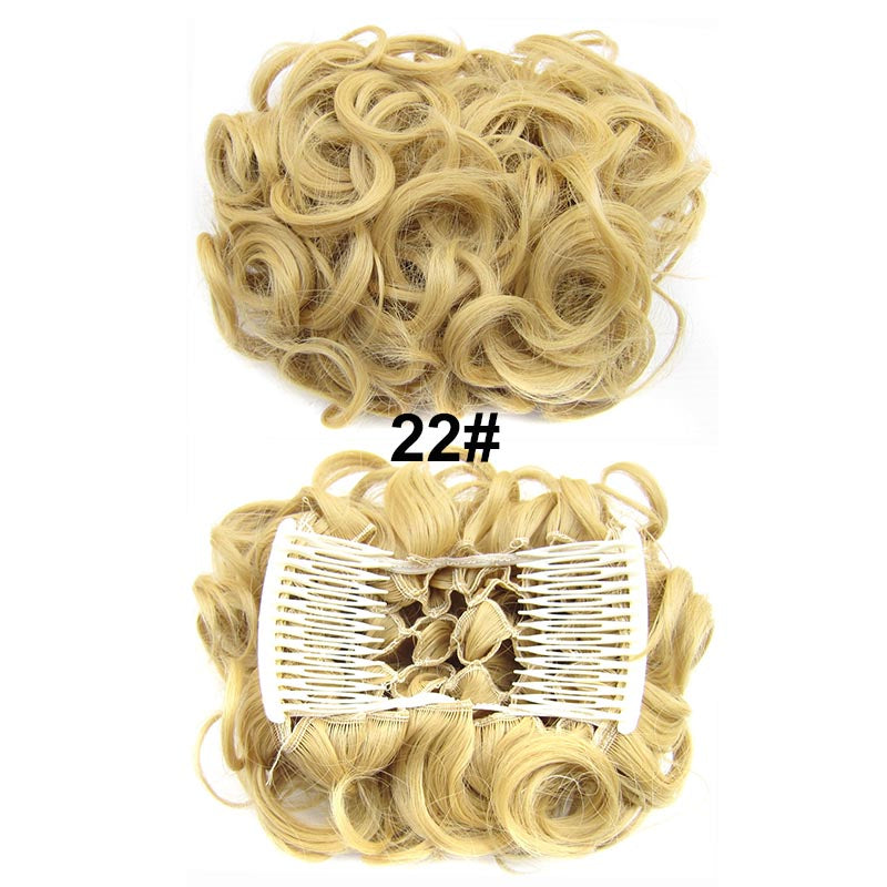 Messy Bun Hairpiece with Clips