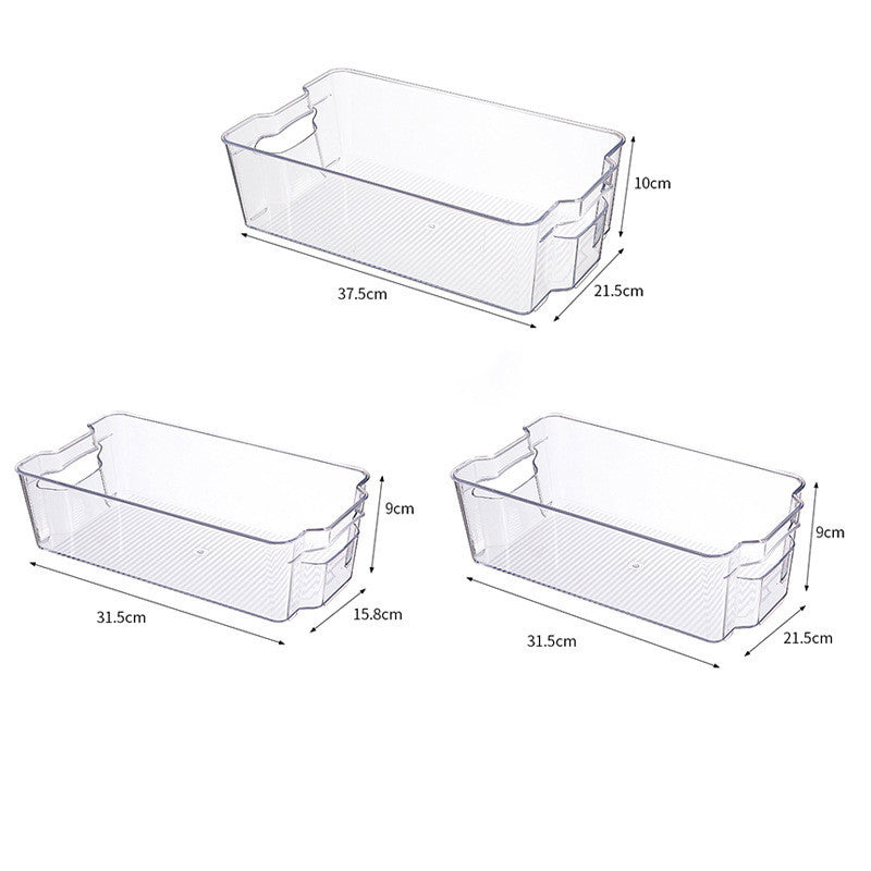 Clear Stackable Fridge Storage Drawers