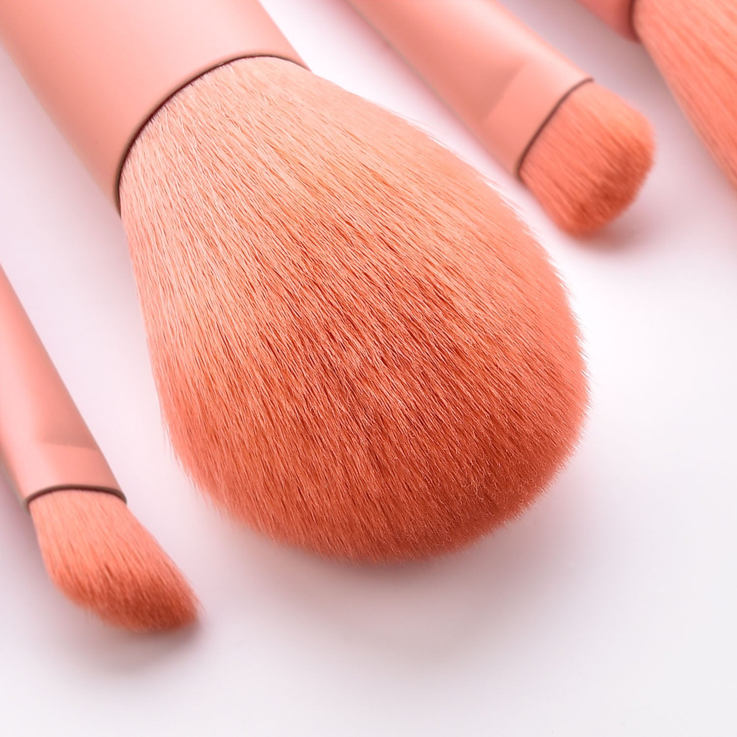 10-Piece Pink Makeup Brush Set