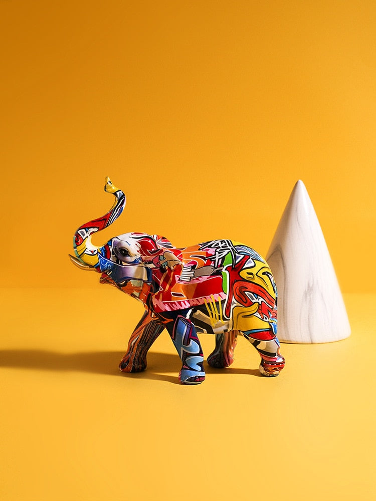 Resin Elephant Figurine