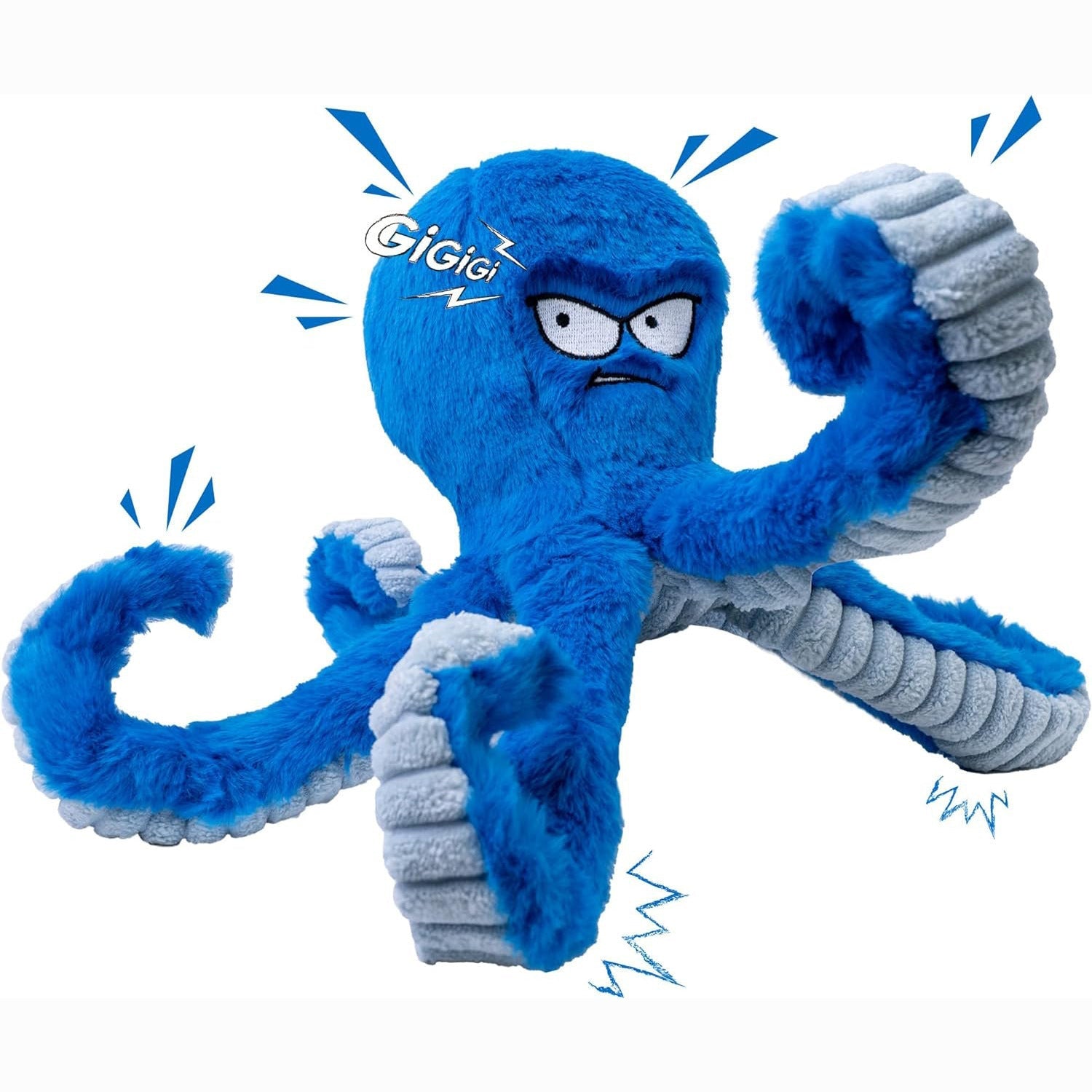 Squeaky Octopus Tug Toy for Dogs