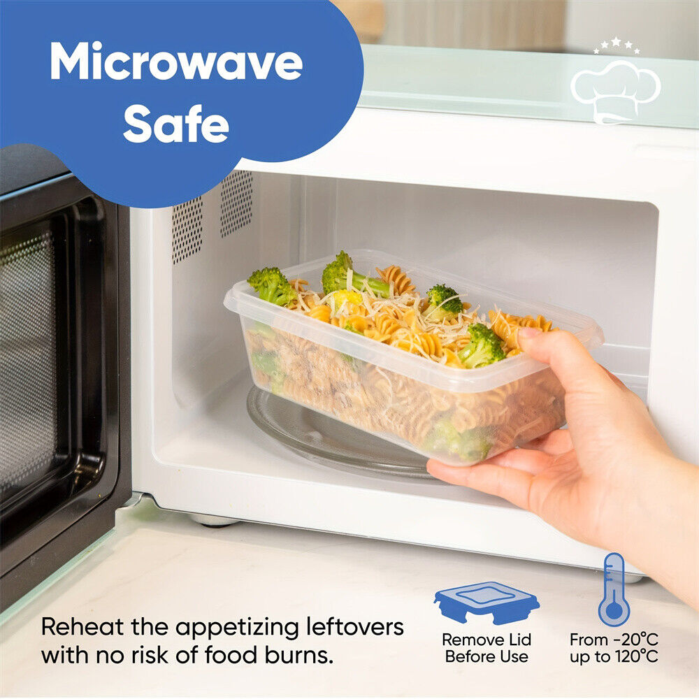 24-Piece Clear Food Storage Containers with Lids