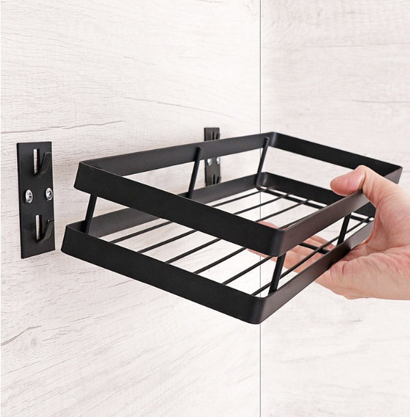 Wall-Mounted Spice Rack Basket