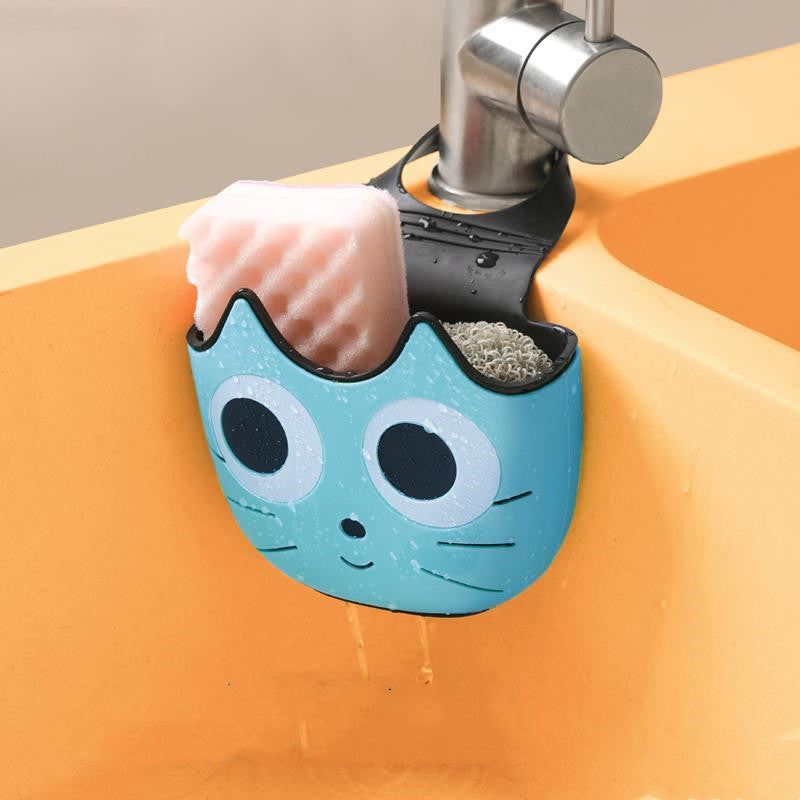 Cat-Face Hanging Sink Drain Basket