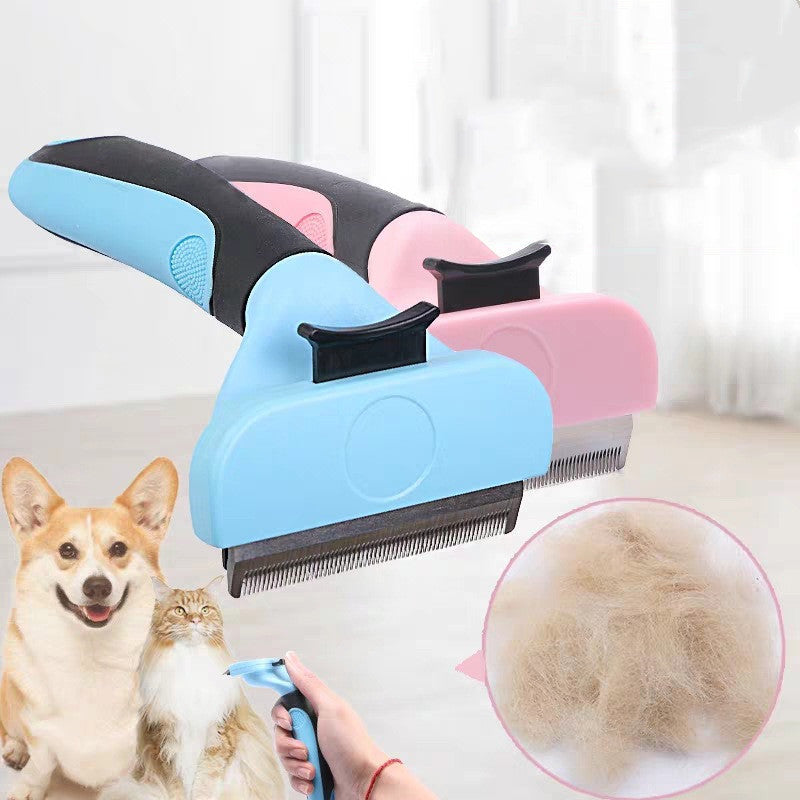 Dog Detangling Brush with Non-Slip Handle