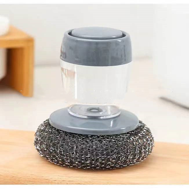 Soap-Dispensing Palm Brush