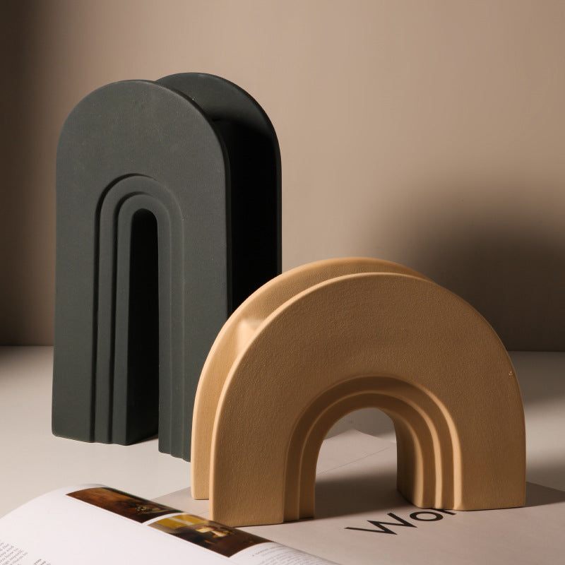 Nordic U-Shaped Porcelain Vase