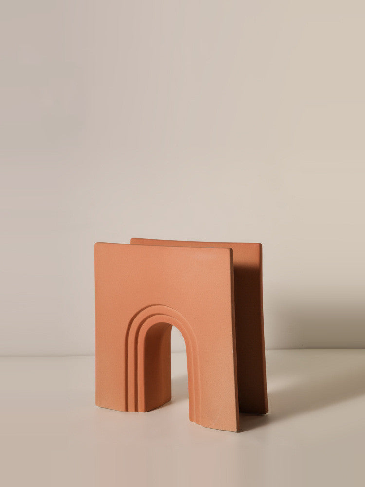 Nordic U-Shaped Porcelain Vase
