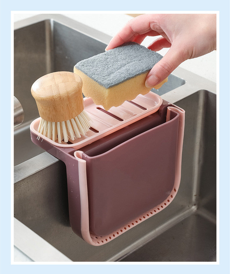 Over-the-Sink Drain Basket with Suction Cups