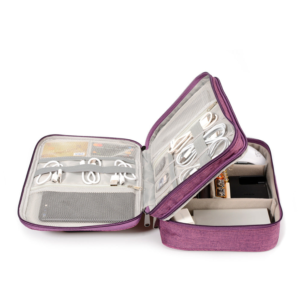 3-Layer Electronics Travel Organizer Bag