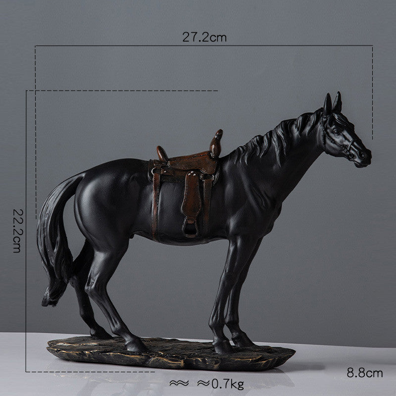 Resin Horse Sculpture