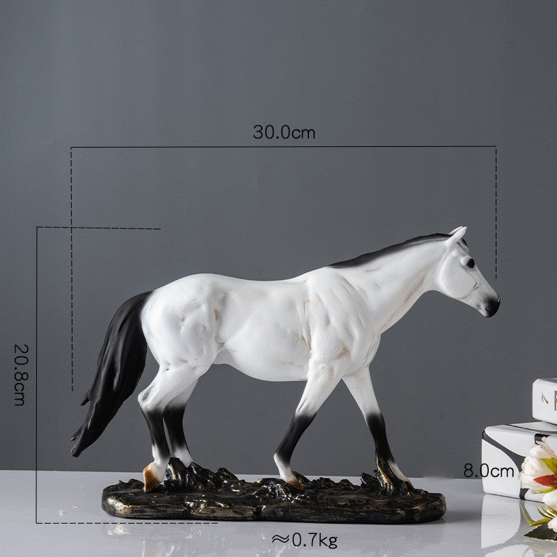 Resin Horse Sculpture