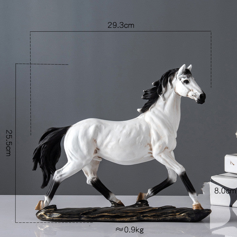 Resin Horse Sculpture
