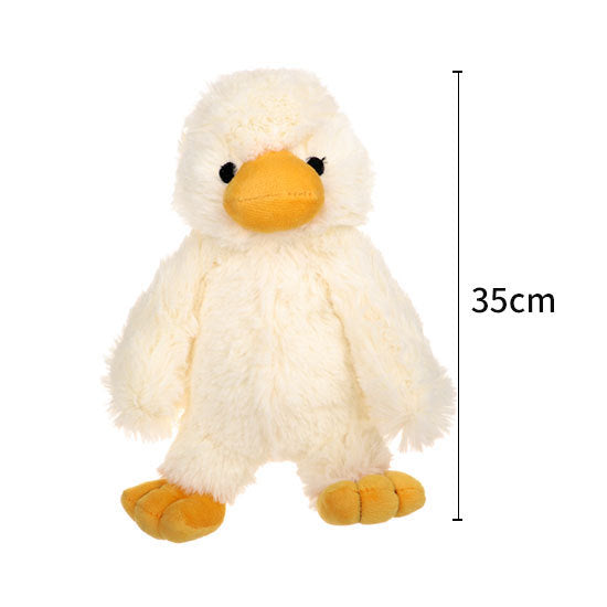 Plush Squeaky Duckling Dog Toy