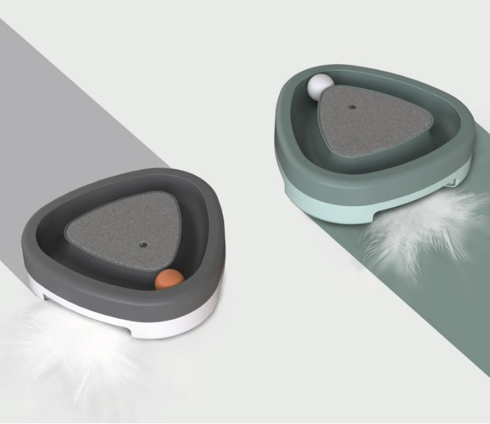 Electric Spinning Feather Cat Toy
