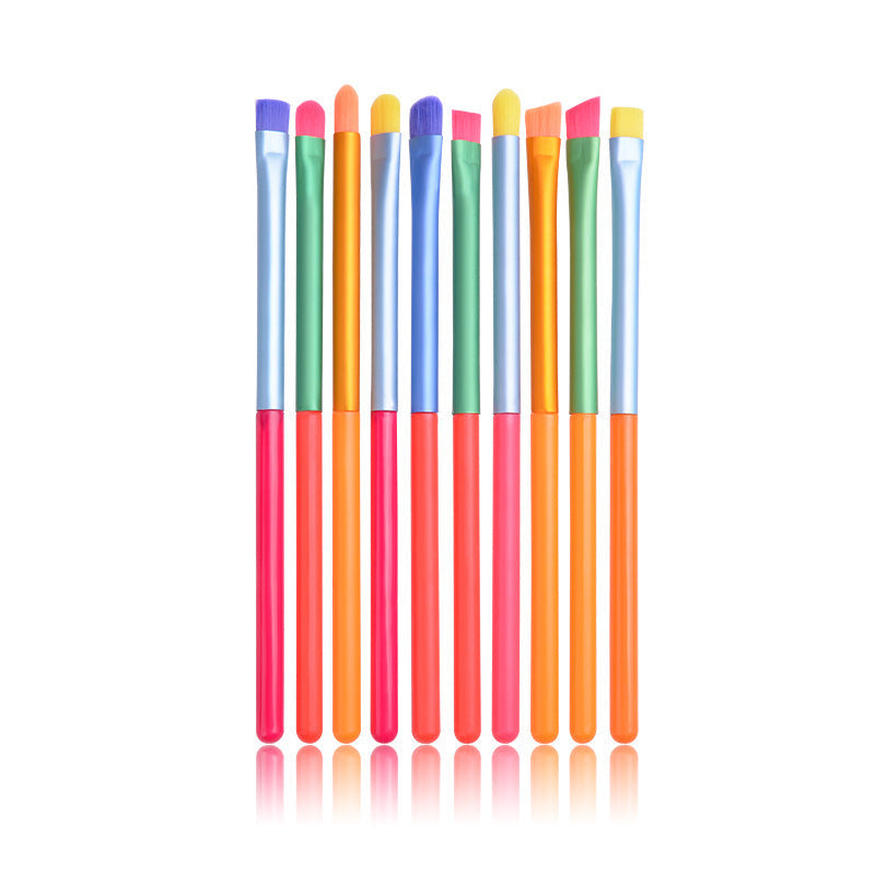 Portable Makeup Brush Set, 10 or 15 Pieces