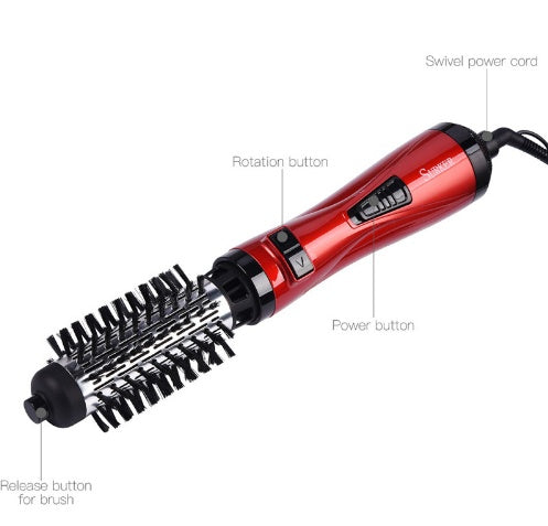 2-in-1 Hot Air Brush and Curling Wand