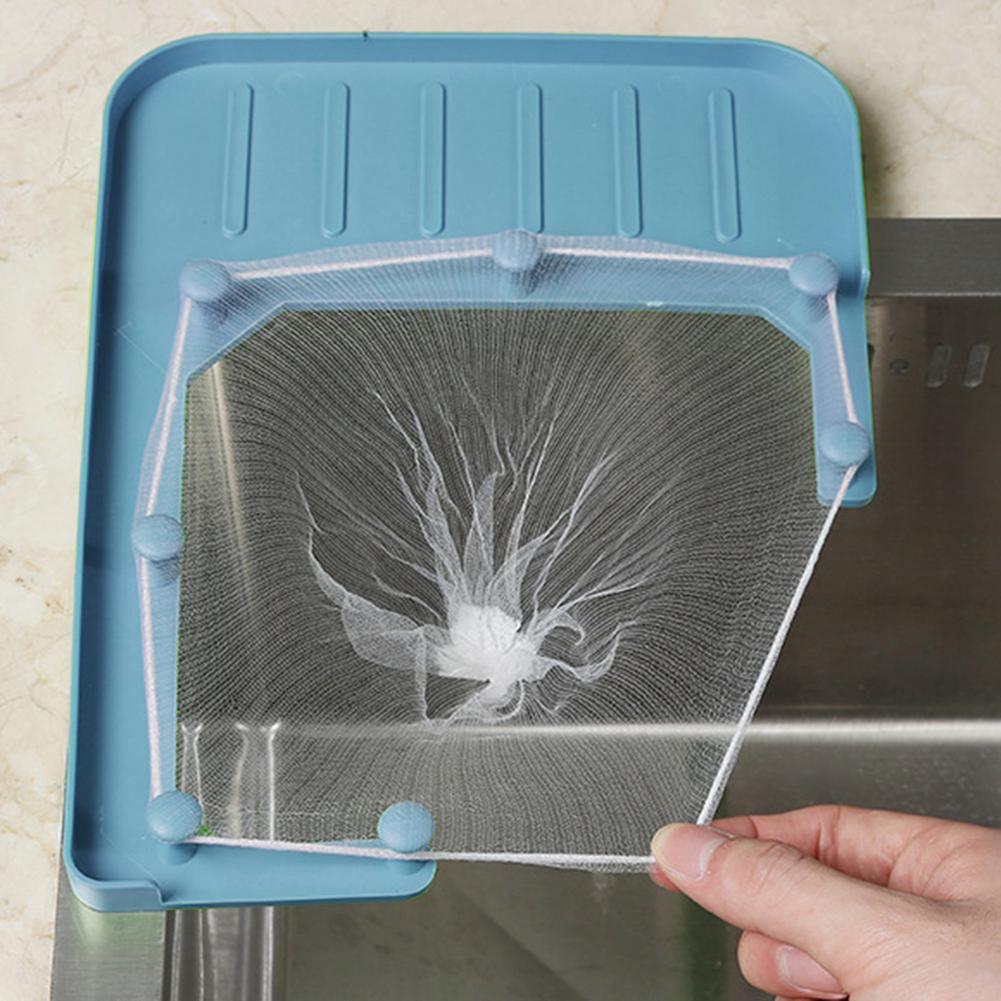 Corner Sink Strainer with 100 Filter Bags