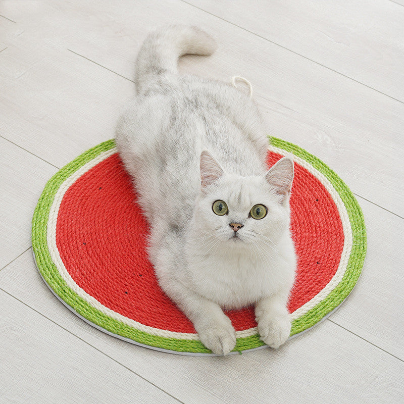 Watermelon Sisal Cat Scratching Pad