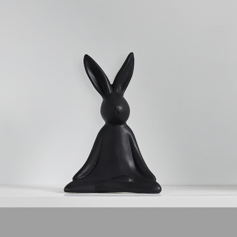 Ceramic Rabbit Figurine