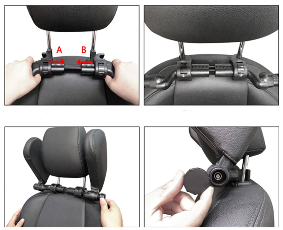 Adjustable Car Headrest Neck Pillow