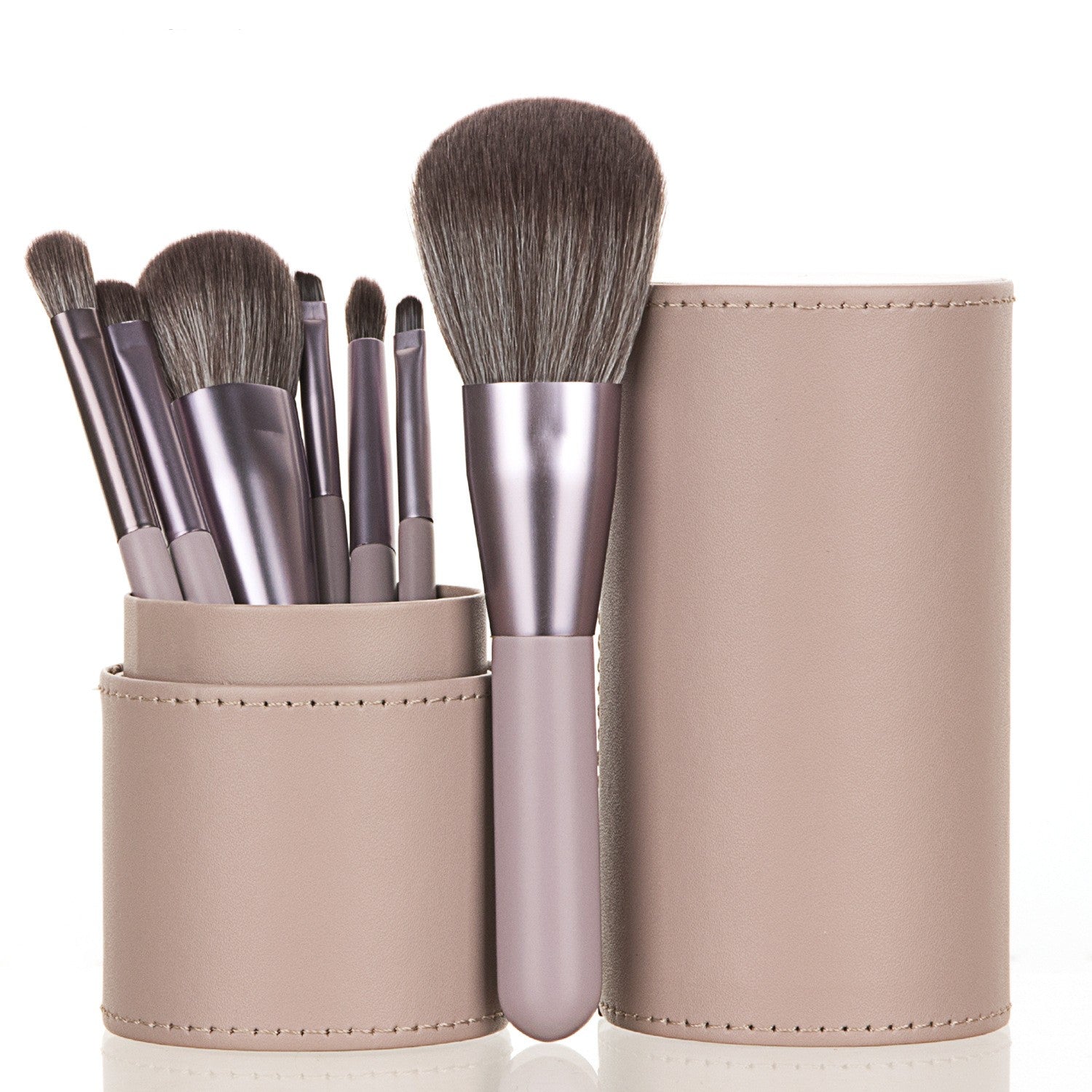 7-Piece Mini Makeup Brush Set with Holder