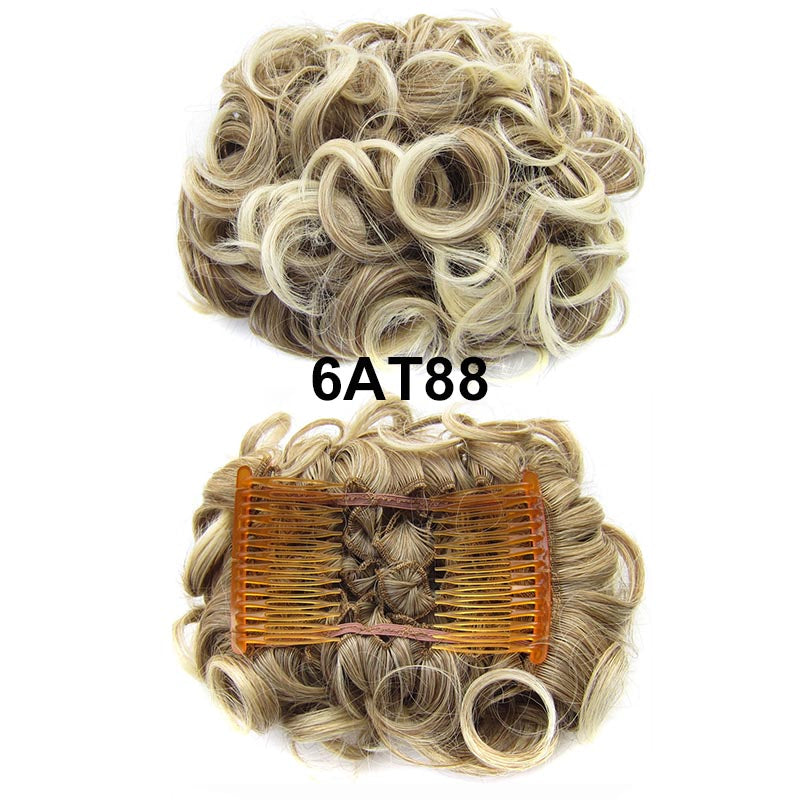 Messy Bun Hairpiece with Clips