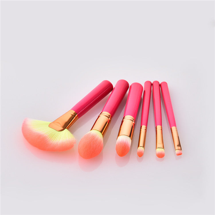 Pink Makeup Brush Set