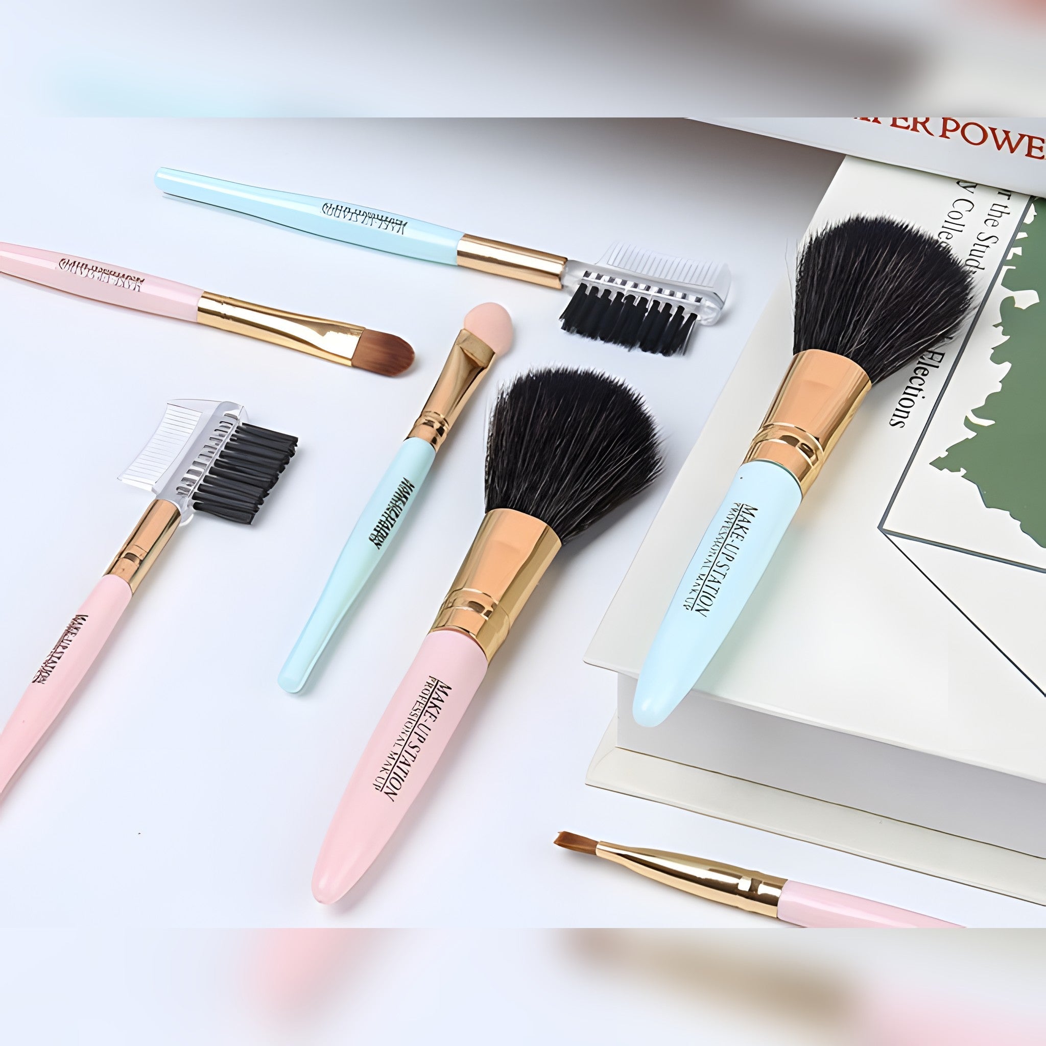 5-Piece Makeup Brush Set, Boxed