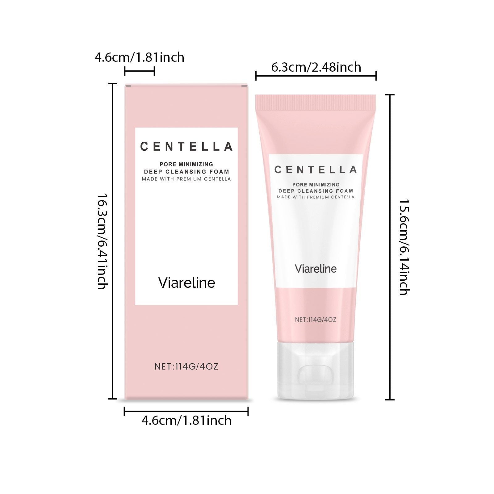 Viareline Facial Cleansing Wash, 114 g