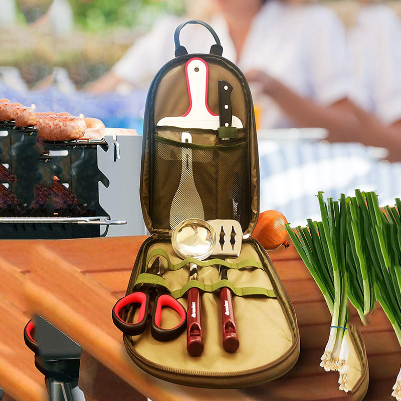 8-Piece Camp Kitchen Utensil Set