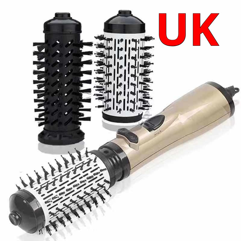 2-in-1 Hot Air Brush and Curling Wand