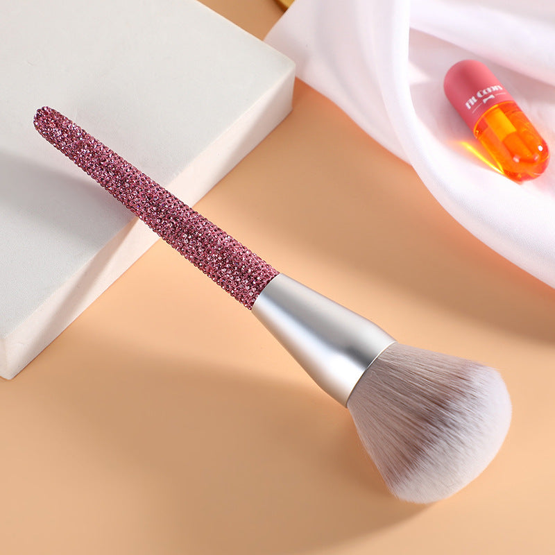 Crystal-Handle Makeup Brushes