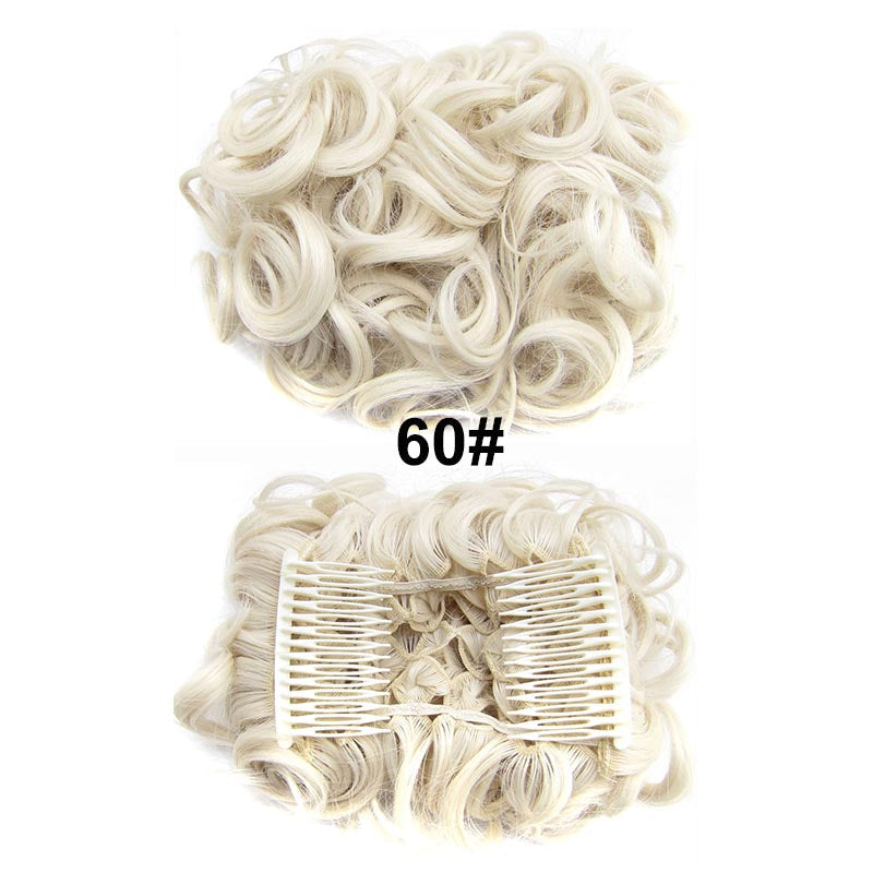 Messy Bun Hairpiece with Clips
