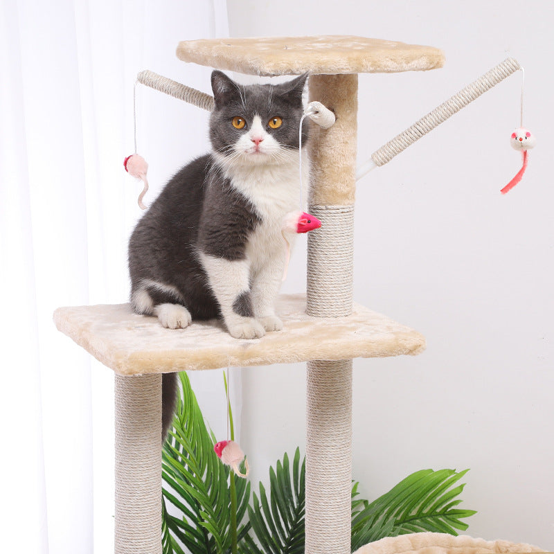 Cat Tree with Condo, 55 in