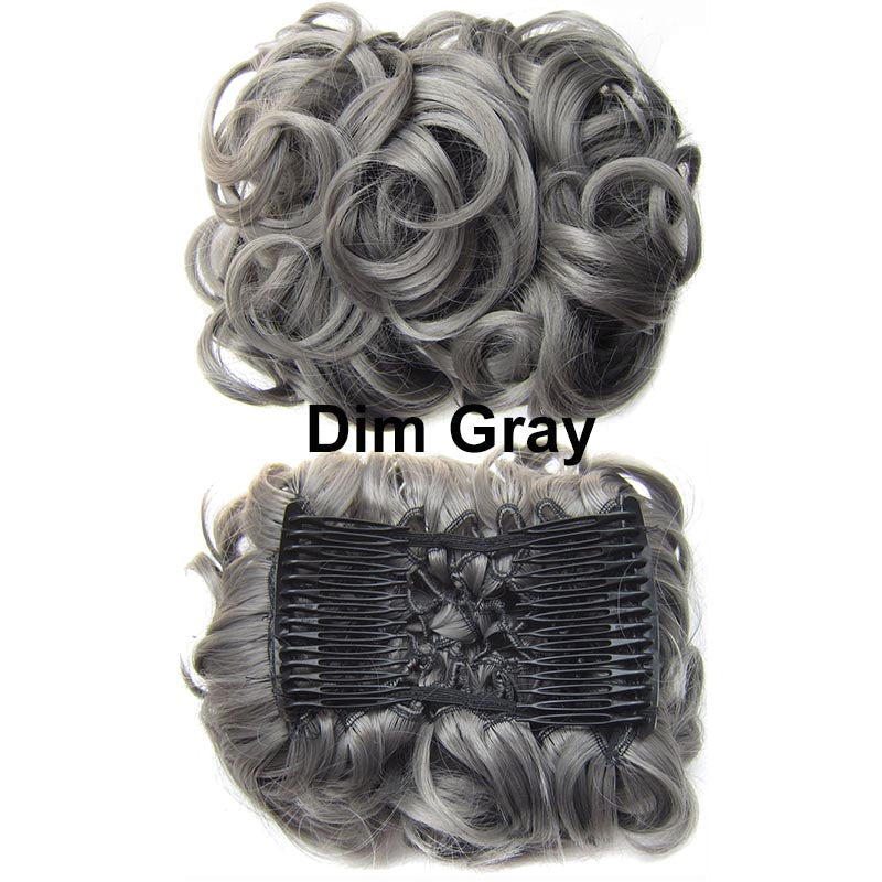 Messy Bun Hairpiece with Clips