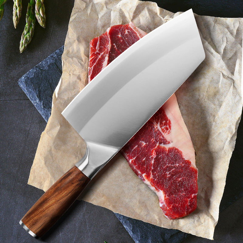 Stainless Steel Kitchen Knife with Wooden Handle