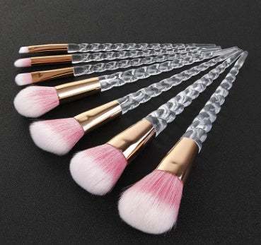 Crystal Spiral Makeup Brush Set