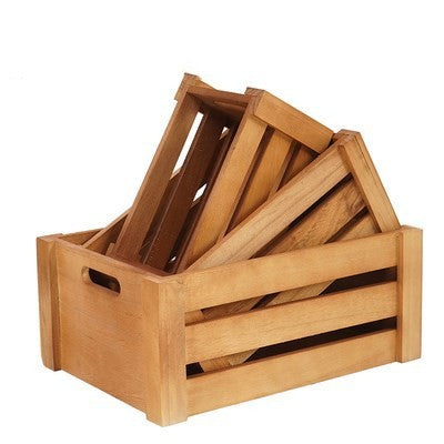 Vintage Wooden Storage Boxes