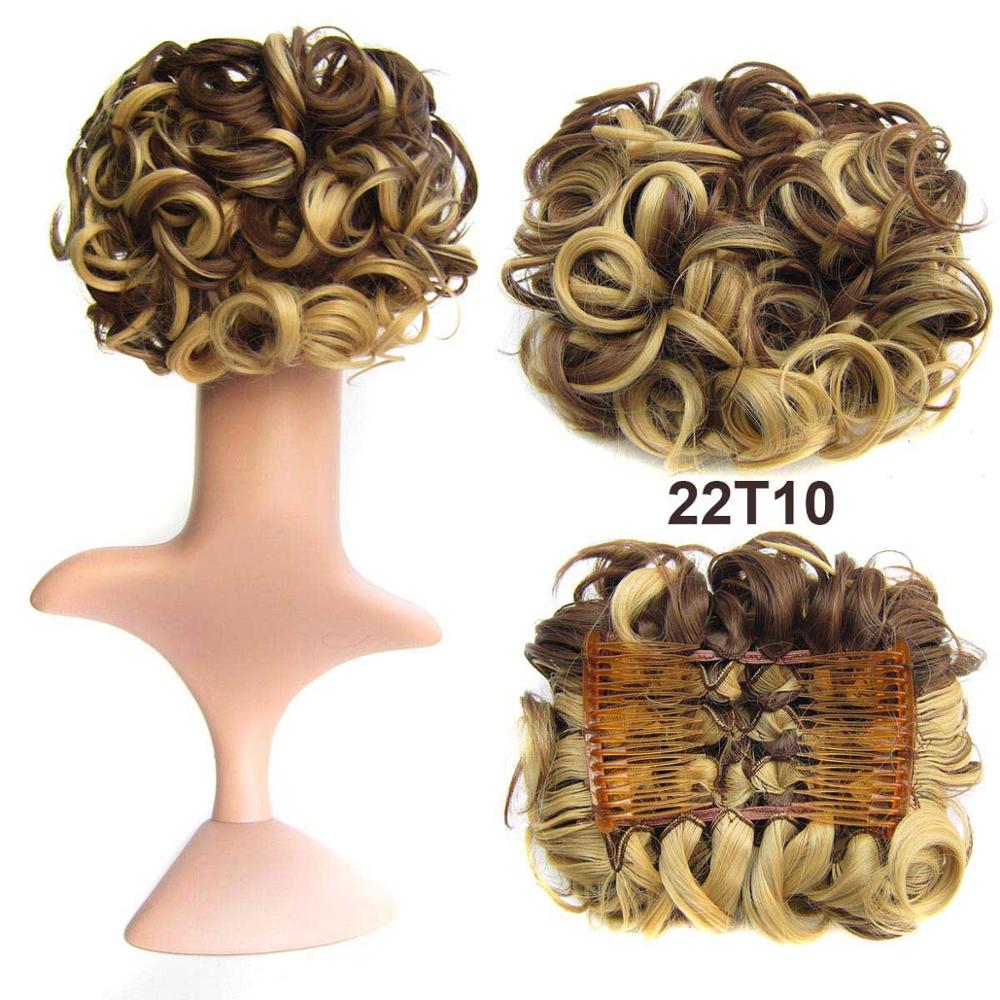 Messy Bun Hairpiece with Clips