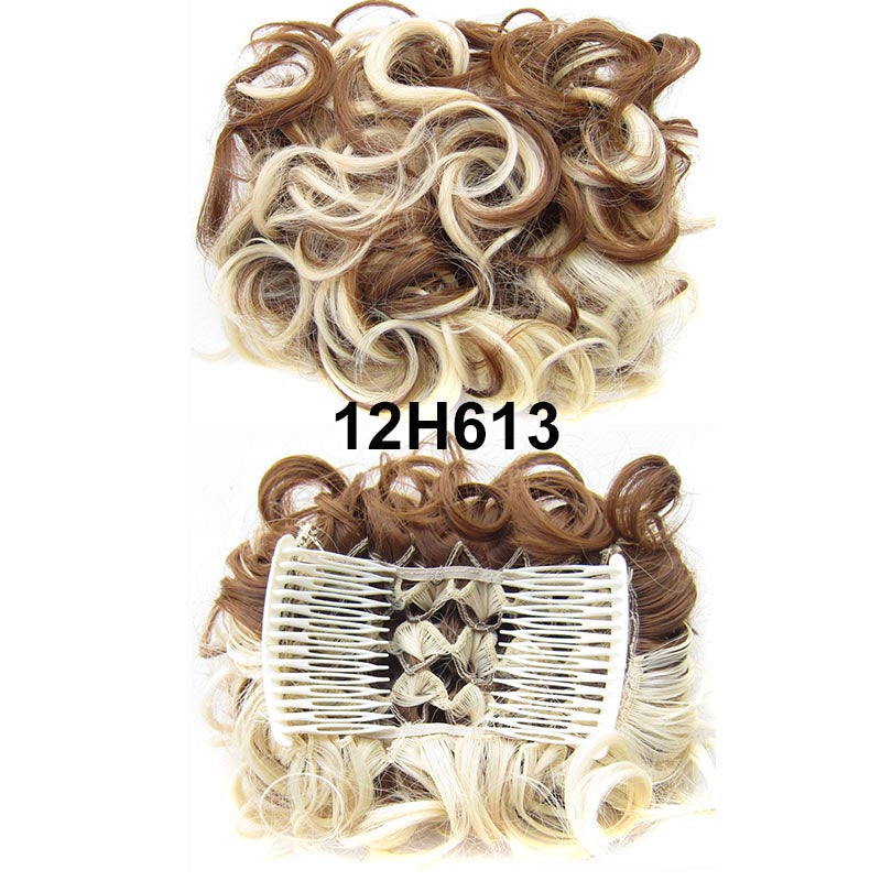 Messy Bun Hairpiece with Clips
