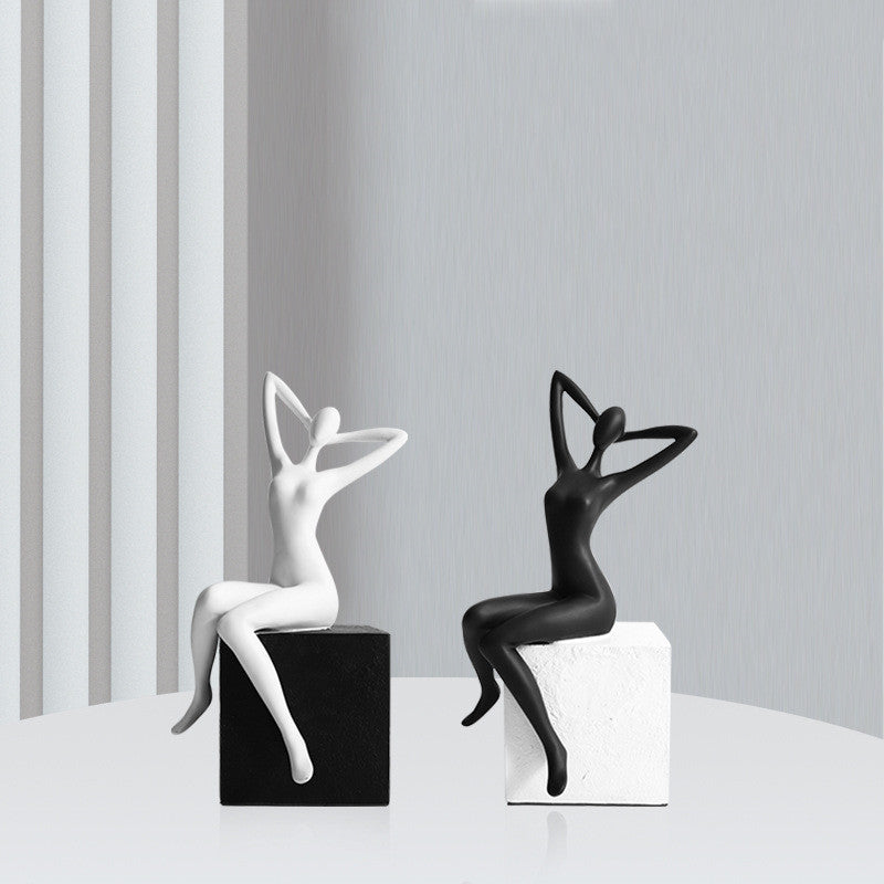 Modern Resin Figure Sculpture